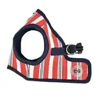 Puppia Dog Harness Vest, No Pull Adjustable Zorion, Navy Blue Red White S M XL