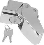 Gatuida Light Box Lock Keyed Lock Safety Door Lock Door Hasp Lock with Keys Lock Hasp Key Locking Hasp Electrical Closet Door Lock Cabinet Lock Cabinet Door Lock Hasp Latch Deadbolt Locks