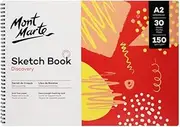 Mont Marte Discovery 150gsm 30 Sheets Sketch Book, A2 Size