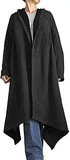 [SAOJEYI-DG] Women's Shawl Wrap Open Front Poncho Cape Long Shawl Coat Cape Lightweigh Hooded Cloak Poncho