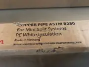 Coppertwin Copper Tubing for Mini Split Systems 1/4" -1/2" x 25' LSFE-1412-25
