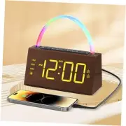 Digital Alarm Clock for Bedrooms - Sunrise Alarm Clock for Heavy Sleepers,