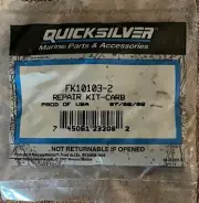 FK10103-2 Carb Repair Kit Mercury Quicksilver Force SportJet 120 HP Outboard