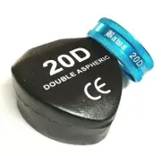 Top Quality 20D Ophthalmology & Optometry Ultra Slim Lens For Diagnose Free Ship