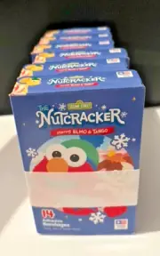 Elmo Nutcracker ADHESIVE BANDAGES 6 Boxes BANDAIDS 14 each Count Sealed