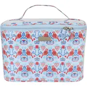 Wicked Sista Love Birds Large 28x20cm Womens Travel Beauty Cosmetic Case
