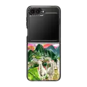 Galaxy Z Flip5 Impact Case Machu Picchu Llama Party