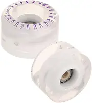 2pcs Roller Skate Wheels Skateboard Replacement Parts for Roller Skates Outdoor Skating Wheels Outdoor Wheels for Roller Skates Indoor Roller Wheels LED Skate Wheels Pu Transparent