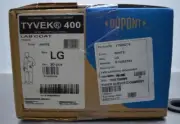 Dupont Tyvek 400 White Lab Coats Size L Model TY212SWHLG0030NF + Case of 30 +