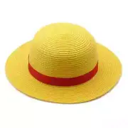 One Piece Monkey D Luffy Hat Cosplay Adult UnisexCap Cartoon Costume Accessories