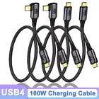 PD USB4.0 100W USB Type C Fast Charging Charger Cable 40Gbps Data 8K@60Hz Cord