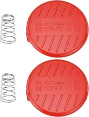 LT Easiyl 2 Pcs Spool Cover 385022-03N Lawn Mower Spool Cover Trimmer Spool Cover Cap Compatible with Black & Decker BESTA530 GH400 GL4525 GL5028 GLC120 Lawn Mowers