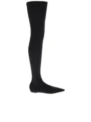 Dolce & Gabbana Stretch Jersey Thighhigh Boots