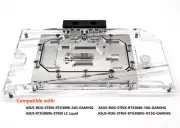 Granzon Full Coverage GPU Block For ASUS-ROG-STRIX-RTX3090/RTX3080/RTX3080ti