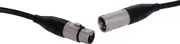 Amphenol 3 Pin XLR Male to Female XLR Microphone Cable 15m Black