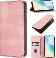 WOWUDI Flip Wallet Case for iPhone SE 2020,[PU Leather] [2 Card Slots] [Stand Function] [Magnetic Closure] Shockproof Protective Case - Pink