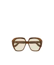 tinted square sunglasses 59 Nude