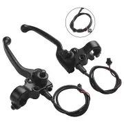 1 Pair Bike Brake Levers 1 Pair Electric Bicycle Part With Parking Button