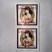 Lot Of 2 Lagunitas Lucky 13 Ale Tap Handle Sticker decal craft Napa