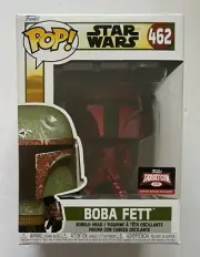 Funko Pop! Star Wars Book of Boba Fett RED CHROME #462 Target Con Exclusive