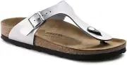 nib Birkenstock Gizeh Regular Fit regular Silver - US Men's 7 Women's 9 EUR 40