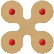 [Epicurean] Cutting Surfaces 8-Inch Flower Trivet, Natural with Red Button Feet