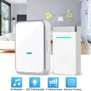 for Big House Loud Enough Doorbell Chime Kit, Self Powered Wireless Door Bell US