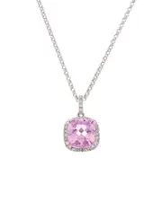Diana M. Fine Jewelry 14K 2.18 ct. tw. Diamond & Topaz Necklace