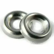 Stainless Steel Cup Washer Finishing Countersunk #4 Qty 1000