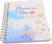 Homoyoyo Financial Notebook Spiral Bound Expense Tracker Ink Resistant Sturdy Cover for Goal Tracking and Budgeting Portable Notepad for Office Use