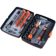 Ratcheting Screwdriver Set 68 in 1 Socket Set & Magnetic Screwdriver Bit Set ...