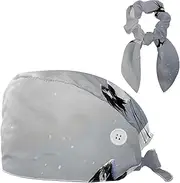 [YTYVAGT] Scrub Caps Women,Scrub Hats Suitable for Women,Crane Bird Blue Sky