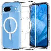 SPIGEN Google Pixel 8a Case, Genuine SPIGEN Ultra Hybrid MagFit MagSafe Compatible Magnet Cover for Google
