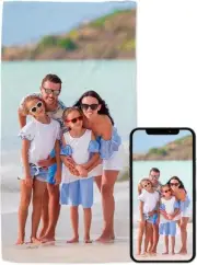 Personalized Beach Towels Luxury Bath Sheet Large 30x60 Custom Gift Photo Text