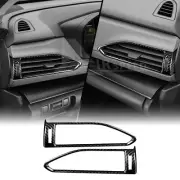 For Subaru Crosstrek 2024 REAL HARD Carbon Fiber Air Outlet Side Defogger Cover (for: Subaru)