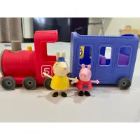 在飛比找蝦皮購物優惠-二手 粉紅豬小妹 peppa pig 玩具 兔小姐的火車 遊