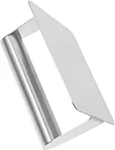 HOMOBABE Manual Stainless Steel Patty Smasher Ergonomic Meat Press for Shaped Burgers Multifunctional Grill Tool for Cooking Beef Patties Cookies Dough