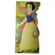 1974 Walt Disney's Snow White Doll Book By Whitman New Uncut