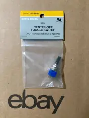6OF Radio Shack Mini Center Off Toggle Switch 275-664B NIP