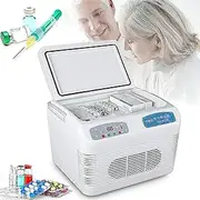 12L Medication Refrigerator,Insulin Cooler Box,Led Display 2-8℃,Portable Insulin Cooler Case,Car USB Charger,Thermostat Medicine Cooler