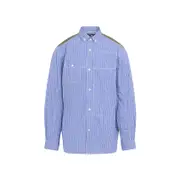 [Junya Watanabe] Junya Watanabe-Patchwork Cotton Shirt-Uomo XL STAND