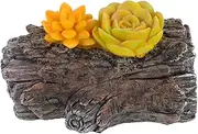 HEALEEP Hidden Key Hider Simulated Tree Stump Key Storage Box Outdoor Garden Safe Storage Cash Material for Decoration