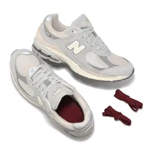 New Balance 休閒鞋 2002R 男鞋 灰 米白 麂皮 拼接 緩震 千禧跑鞋 NB M2002RLN-D