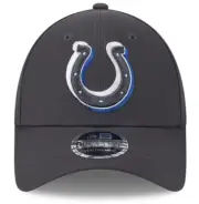 Indianapolis Colts New Era 2024 NFL Draft 9FORTY Adjustable Hat - Graphite/Blue