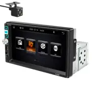 Car Stereo Radio 7in Touch Screen MP5 Player Bluetooth FM USB AUX W/Rear Camera (for: Fiat)