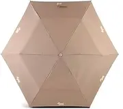 Womens Ladies Girls Radley DNA Mini Telescope Umbrella in Chai Stone, Ink, One Size