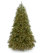 National Tree Company 7.5ft Feel-Real Jersey Fraser Fir Medium Tree with 1000 Clear Lights