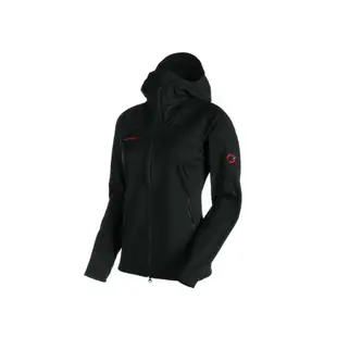 MAMMUT 長毛象 女款 Ultimate連帽防風外套WINDSTOPPER《黑》/14931/悠遊山水