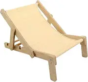 yuksok Cat Lounge Chair Cat Hammock Bed Adjustable Resting Floor Standing Wooden Cats Sleeping Bed for Rabbit Puppy Small Dogs