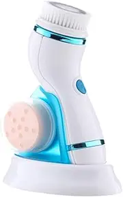 DECOMELODY Facial Brush Cleaner Waterproof Rechargeable Mini Washing Machine Portable Home Facial Cleaner Abs Material 2 Modes